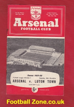 Arsenal v Luton Town 1959