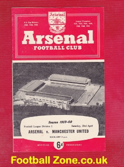 Arsenal v Manchester United 1960