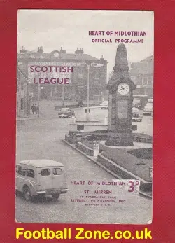 Heart Of Midlothian v St Mirren 1963