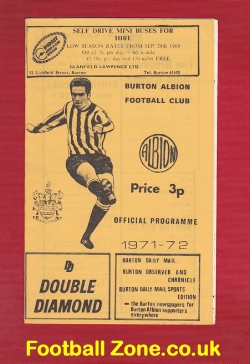 Burton Albion v Kettering Town 1971