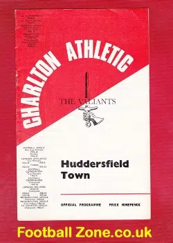 Charlton Athletic v Huddersfield Town 1967