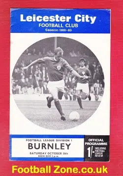 Leicester City v Burnley 1968