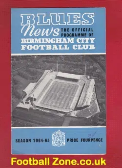 Birmingham City v Stoke City 1964