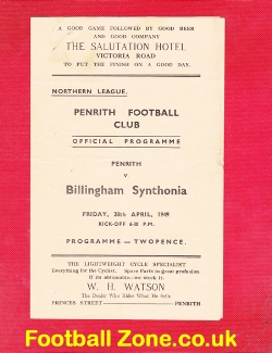 Penrith v Billingham Synthonia 1949