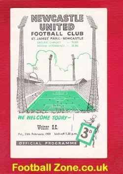 Newcastle United v Weiner SC 1959 - Germany