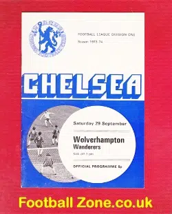 Chelsea v Wolves 1973