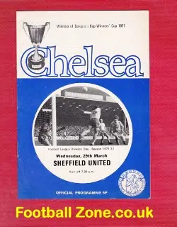 Chelsea v Sheffield United 1972