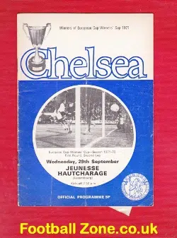 Chelsea v Jeunesse Hautcharage 1971 - ECWC Luxembourg