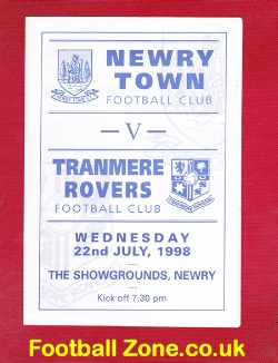 Newry Town v Tranmere Rovers 1998 – Ireland