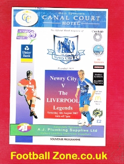 Newry Town v Liverpool 2007 – Legends Match Ireland