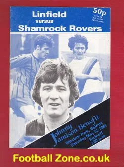 Johnny Jamison Testimonial Benefit Match Linfield 1984
