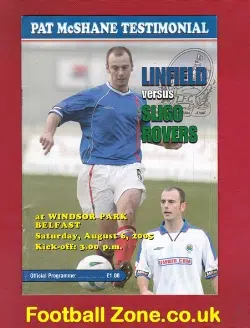 Pat McShane Testimonial Benefit Match Linfield 2005