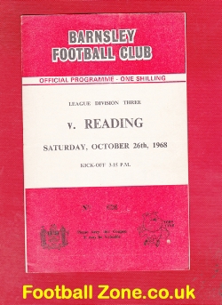 Barnsley v Reading 1968