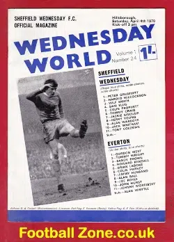 Sheffield Wednesday v Everton 1970