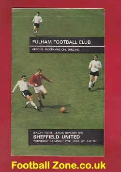 Fulham v Sheffield United 1968