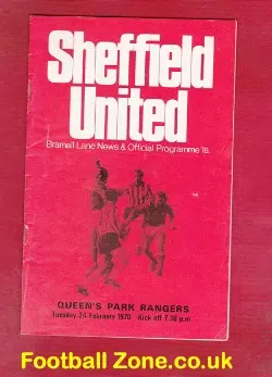 Sheffield United v QPR 1970