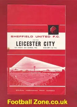 Sheffield United v Leicester City 1965