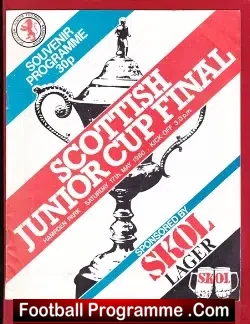 Baillieston v Benburb 1980 – Junior Cup Final at Hampden Park