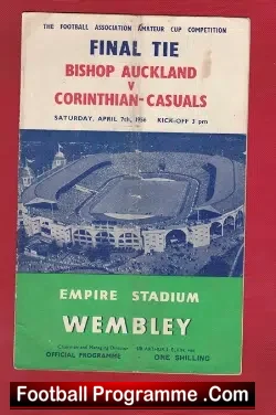 Bishop Auckland v Corinthian Casuals 1956 – Amateur Cup Final