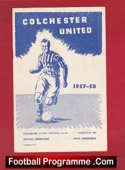 Colchester United v Torquay United 1957
