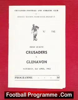 Crusaders v Glenavon 1965