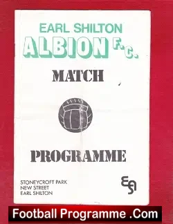 Earl Shilton Albion v Melton Town 1983
