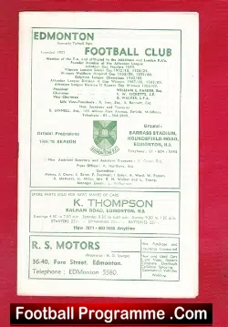 Edmonton v Enfield 1969