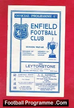 Enfield v Leytonstone 1968 – Amateur Cup