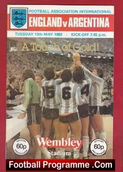 England v Argentina 1980 – Maradona at Wembley