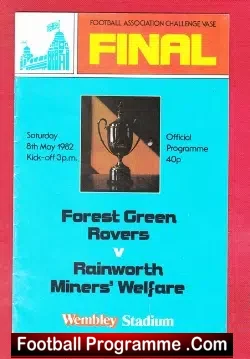 Forest Geen Rovers v Rainworth Miners Welfare 1982 – Cup Final