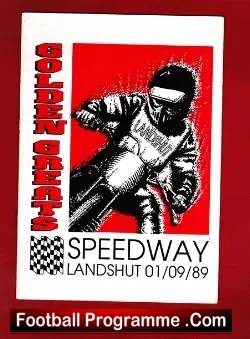 Germany Speedway Programme 1989 – Landshut