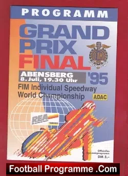 Germany Speedway Programme 1995 – Abensberg