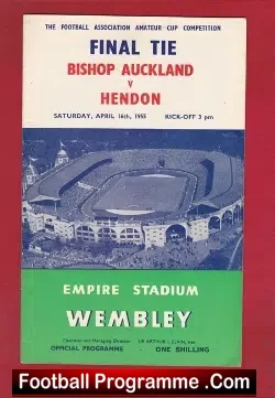 Hendon v Bishop Auckland 1955 – Amateur Cup Final