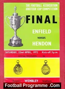 Hendon v Enfield 1972 – Amateur Cup Final Match