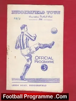 Huddersfield Town v Manchester United 1950
