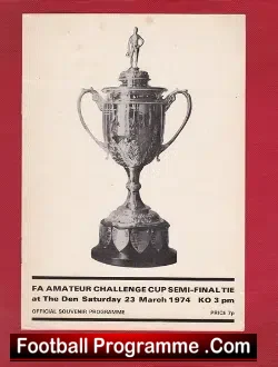 Ilford v Leatherhead 1974 – Amateur Cup Semi Final