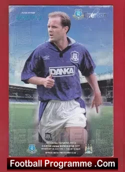 John Ebbrell Testimonial Benefit Match Everton 1999 - football programme
