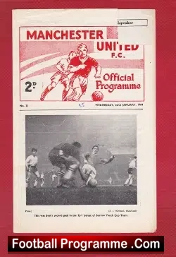 Manchester United v Blackpool 1964 – Youth Match George Best