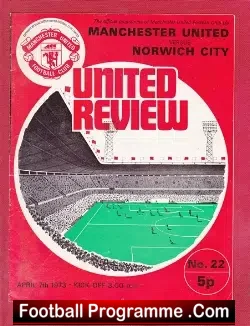Manchester United v Norwich City 1973 – Denis Law Last Match
