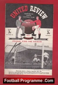 Manchester United v Sheffield Wednesday 1950 – Busby Babe Jones