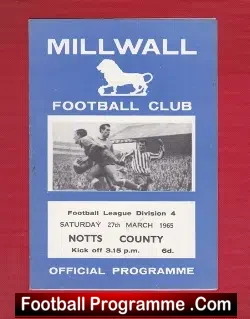 Millwall v Notts County 1965