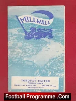 Millwall v Torquay United 1964