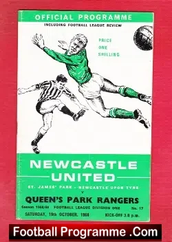 Newcastle United v QPR 1968