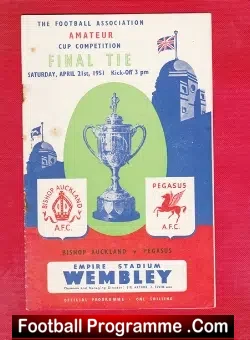 Pegasus v Bishop Auckland 1951 – Amateur Cup Final
