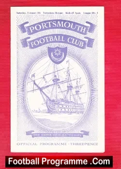 Portsmouth v Tottenham 1955