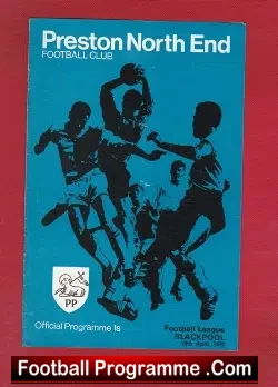 Preston North End v Blackpool 1970 - football programme