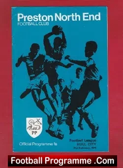 Preston North End v Hull City 1970 - football programme