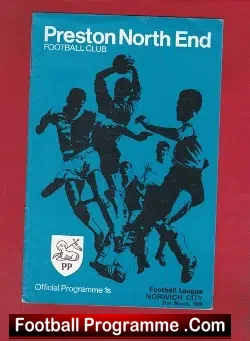 Preston North End v Norwich City 1970