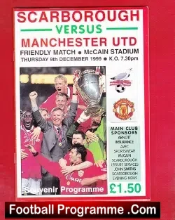 Scarborough v Manchester United 1999 – Friendly Match
