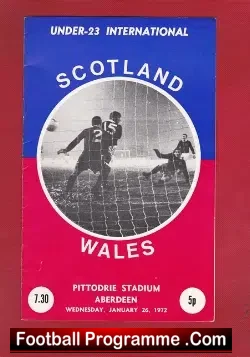 Scotland v Wales 1972 – at Aberdeen